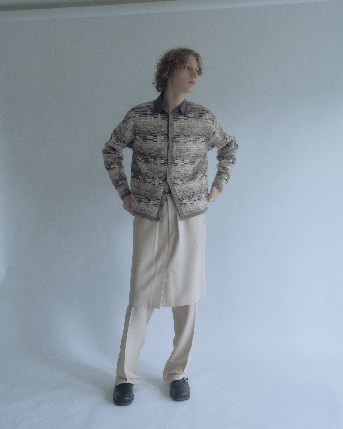 TWEED JACQUARD JACKET