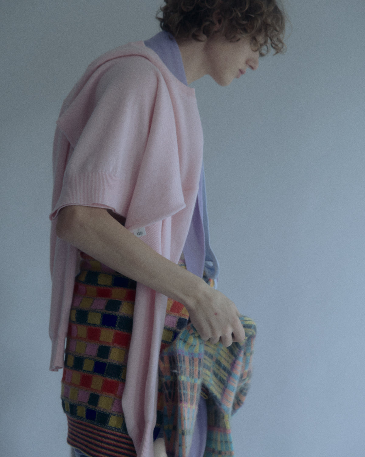 WOOL CASHMERE CREW NECK PULLOVER
