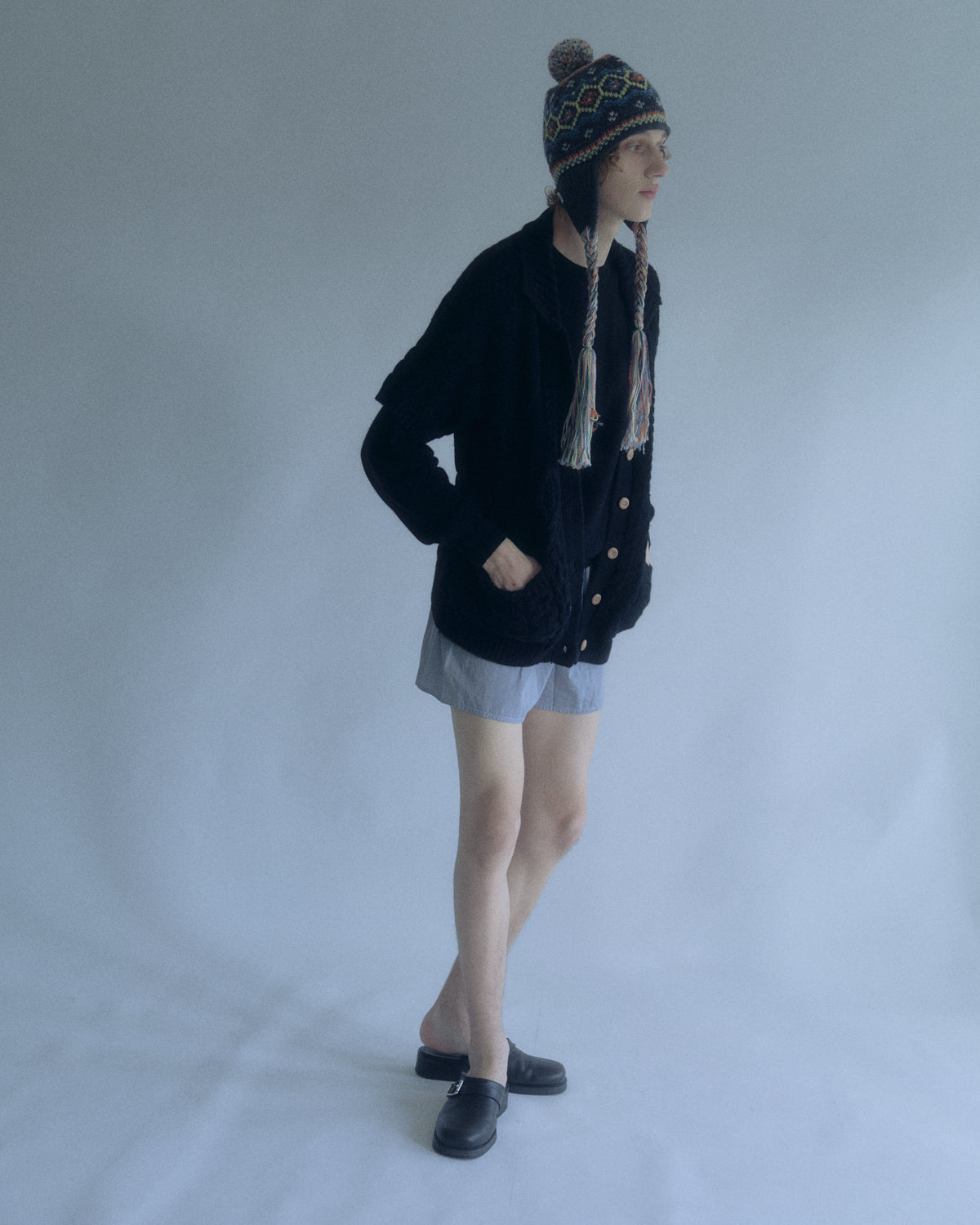 NATIVE PATTERN BEANIE