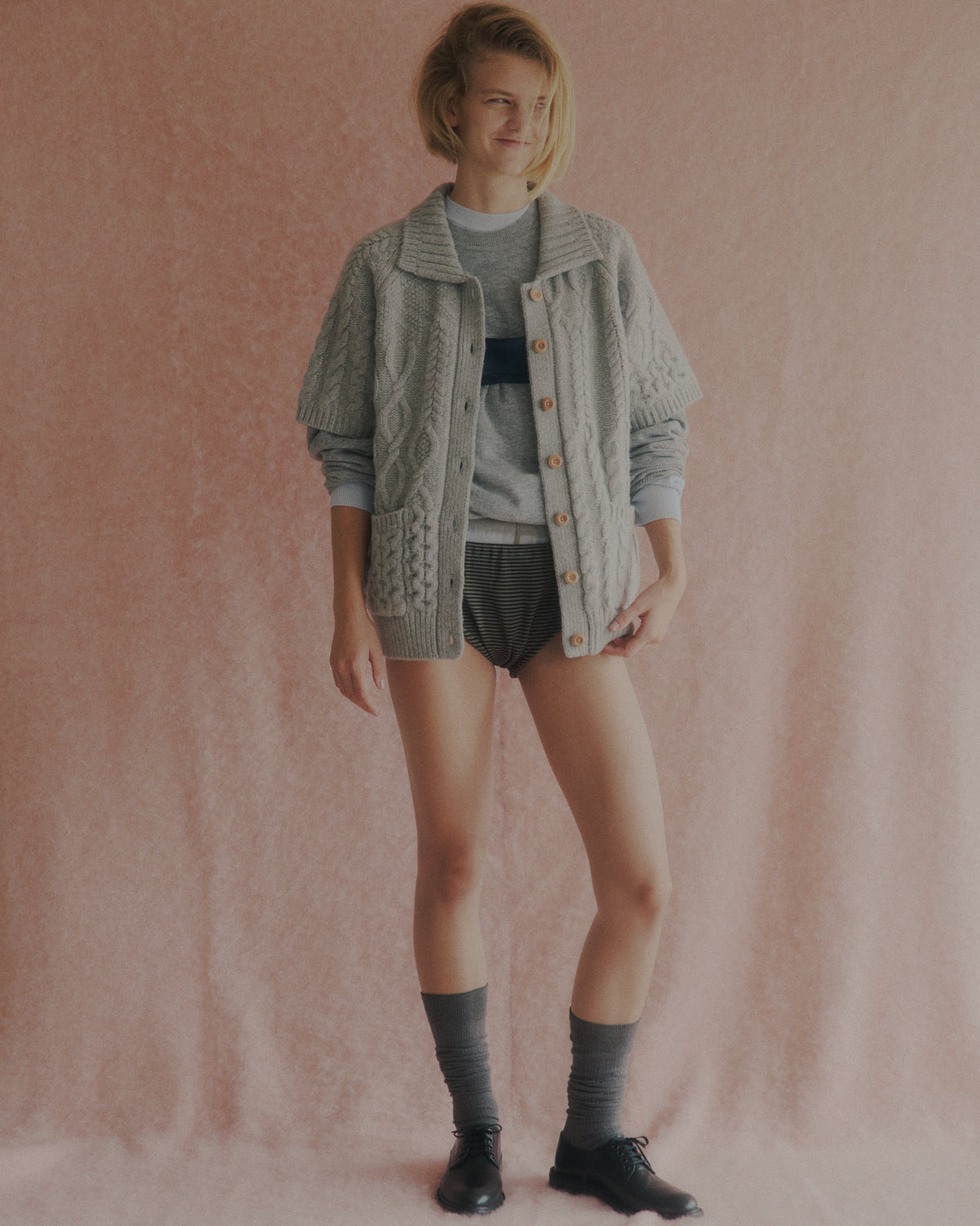 ALAN PATCHWORK S.SLEEVE