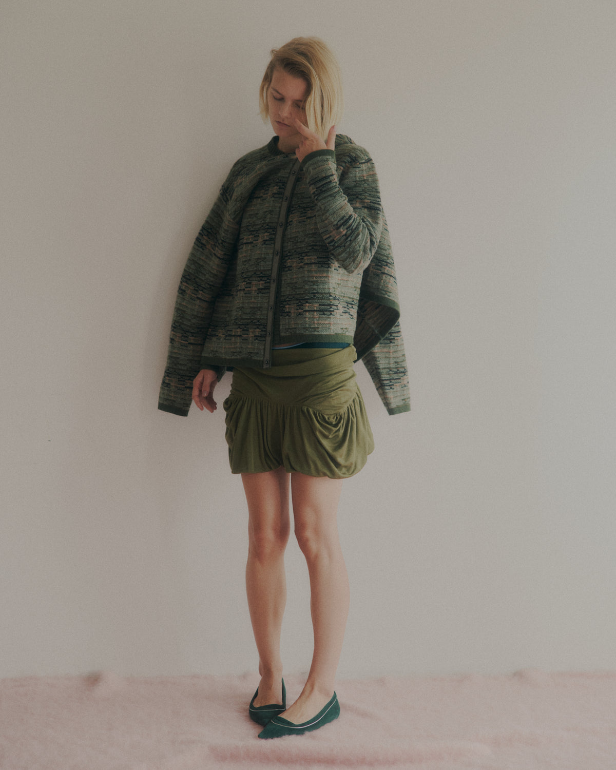 TWEED JACQUARD JACKET（SHORT）