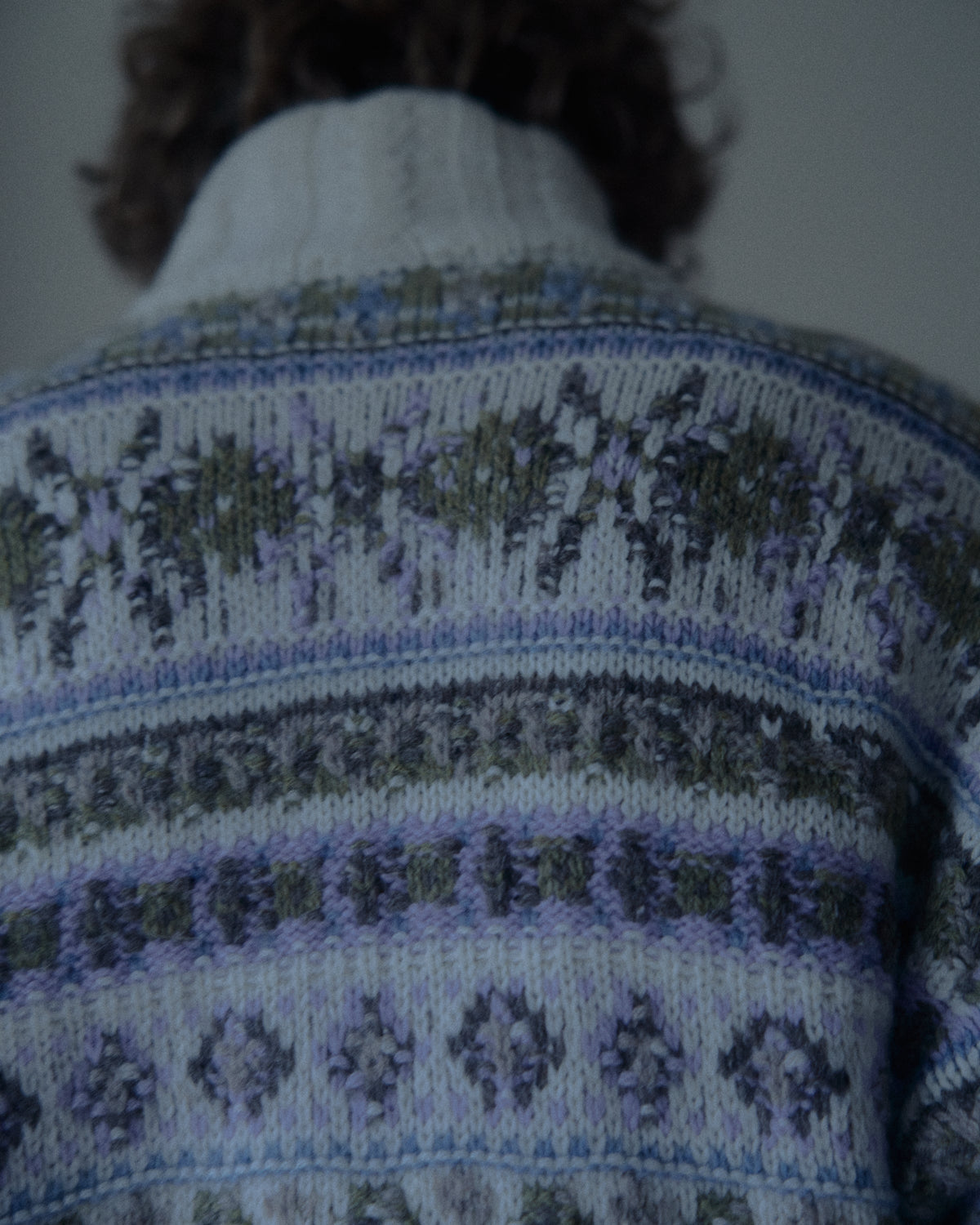 NATIVE PATTERN  ZIP-UP BLOUSON