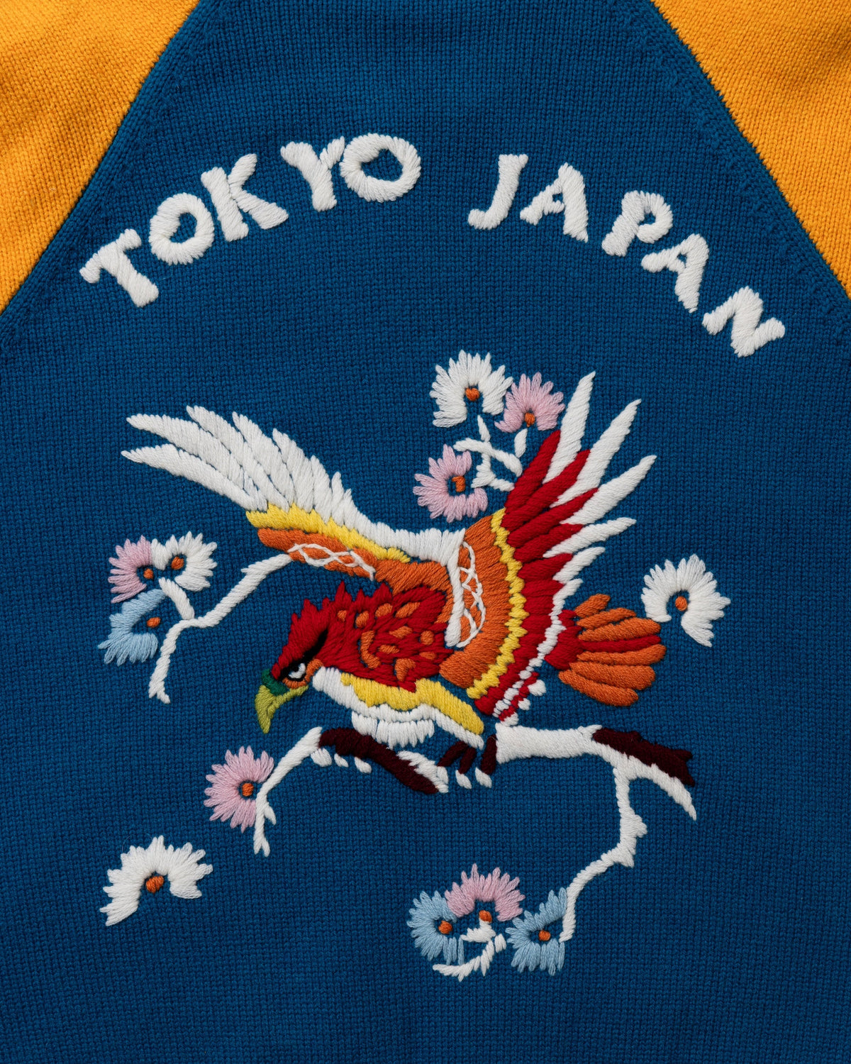 EMBROIDERED SUKAJAN KNIT JACKET