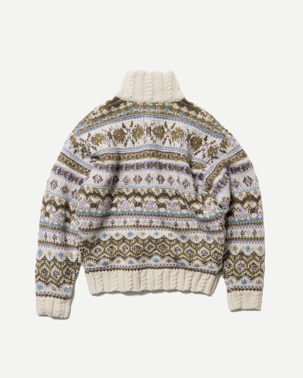 NATIVE PATTERN  ZIP-UP BLOUSON