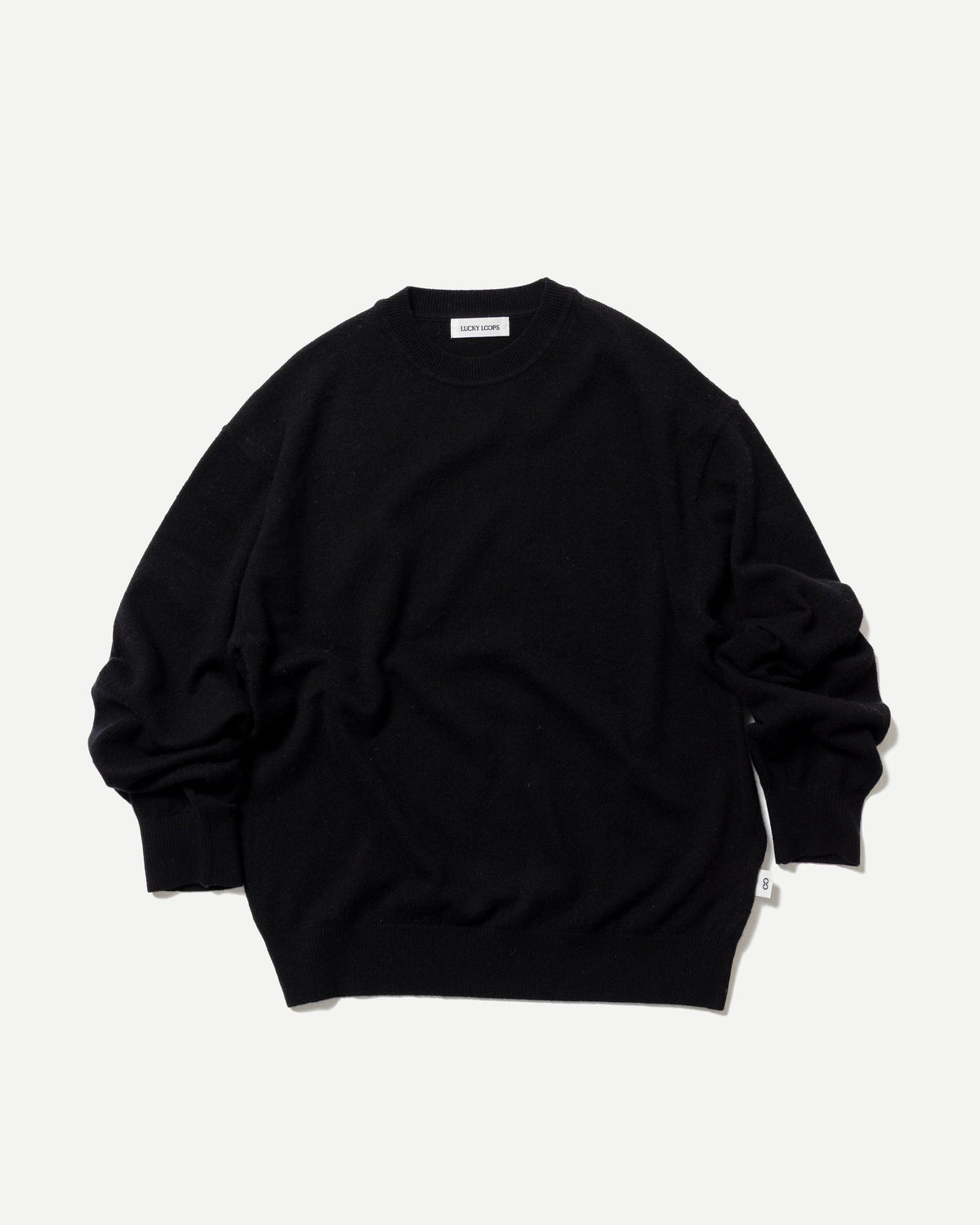WOOL CASHMERE CREW NECK PULLOVER