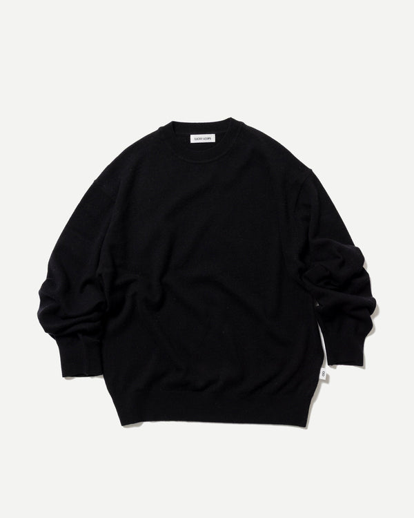 WOOL CASHMERE CREW NECK PULLOVER