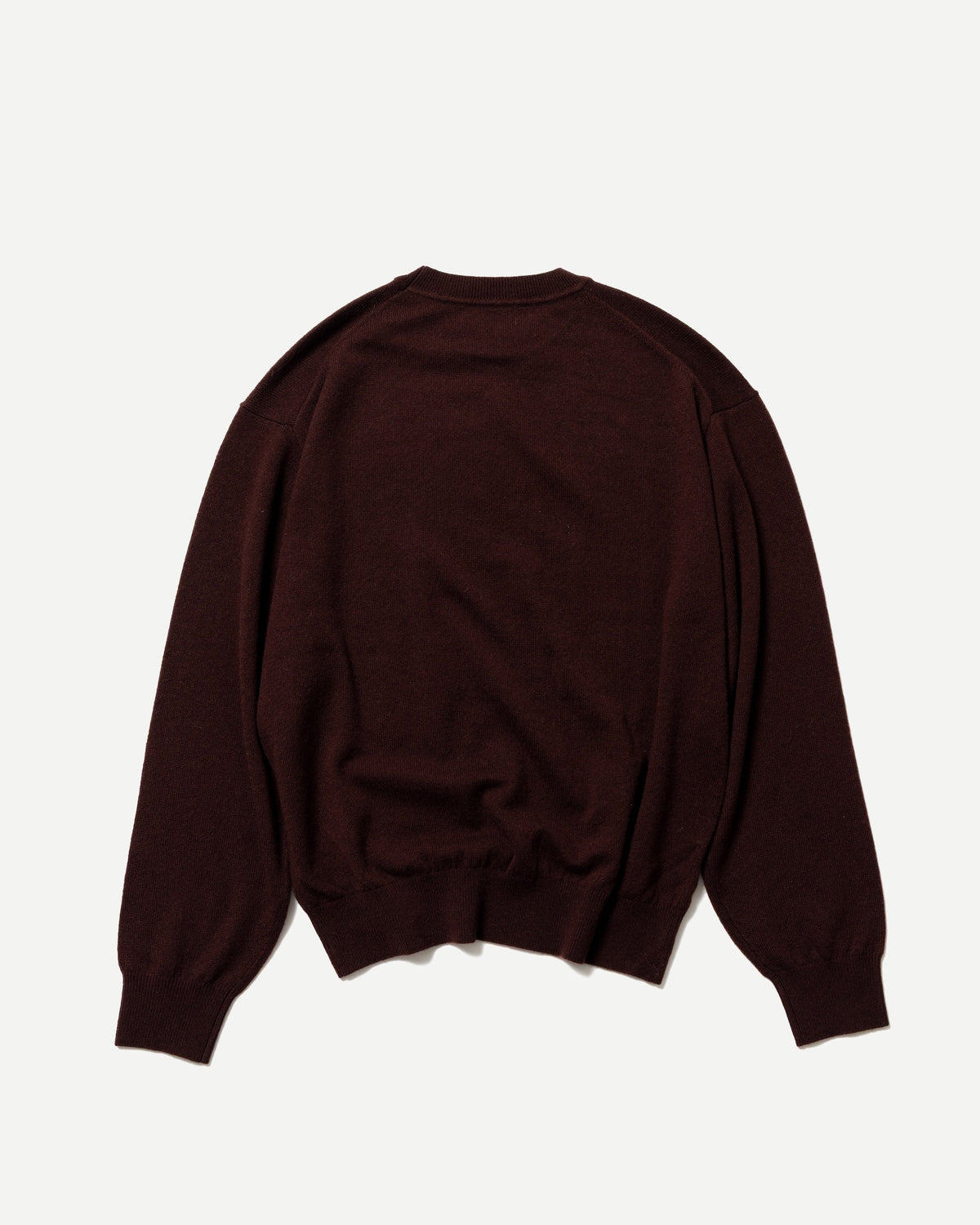 WOOL CASHMERE CREW NECK PULLOVER