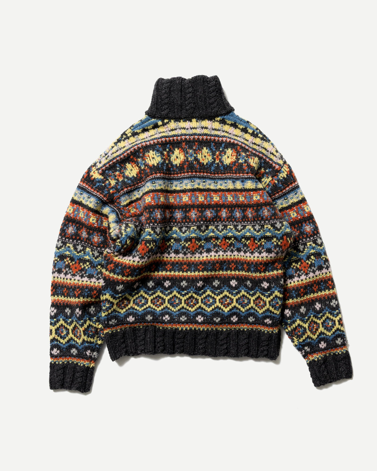 NATIVE PATTERN  ZIP-UP BLOUSON