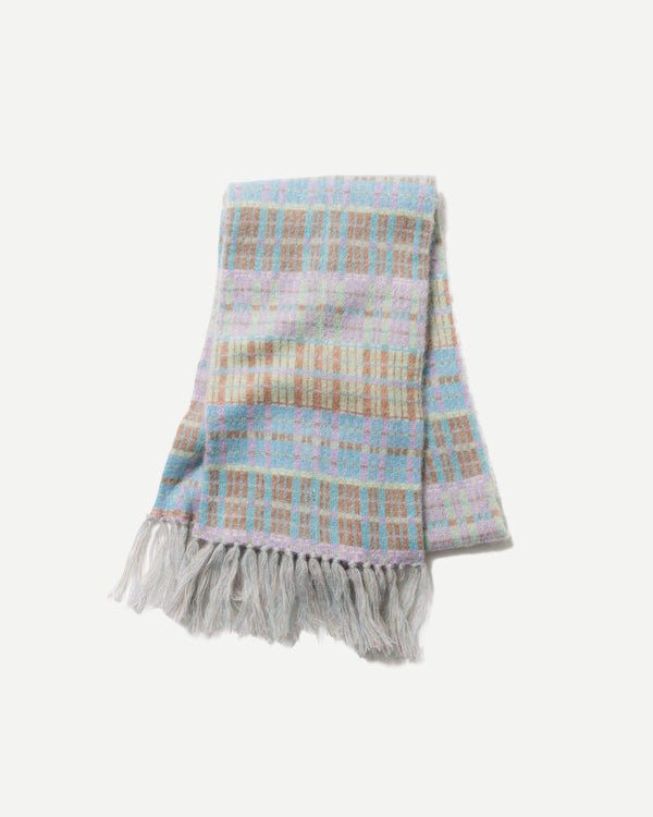 MIXED CHECK JACQUARD  SCARF