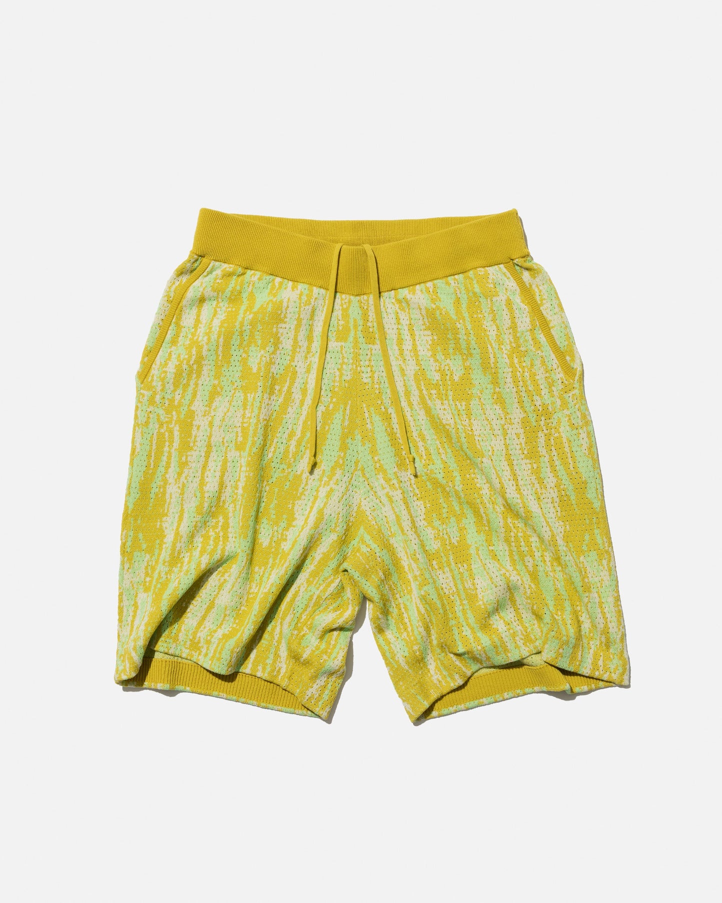 TIE DYE PATTERN MESH SHORTS