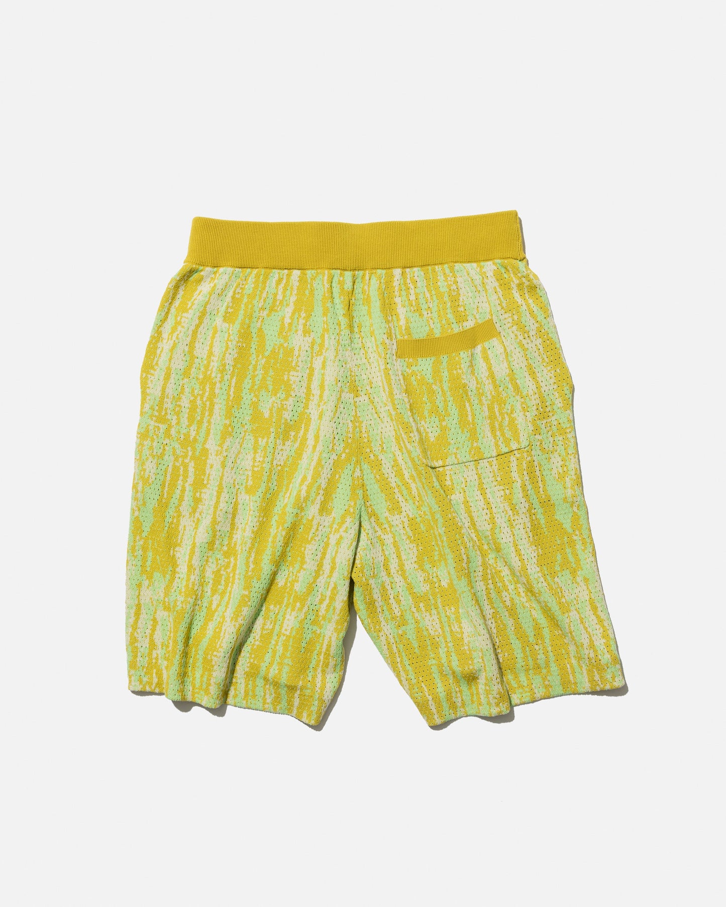 TIE DYE PATTERN MESH SHORTS