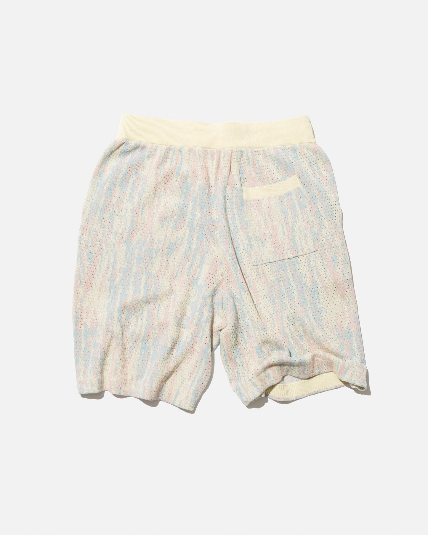 TIE DYE PATTERN MESH SHORTS