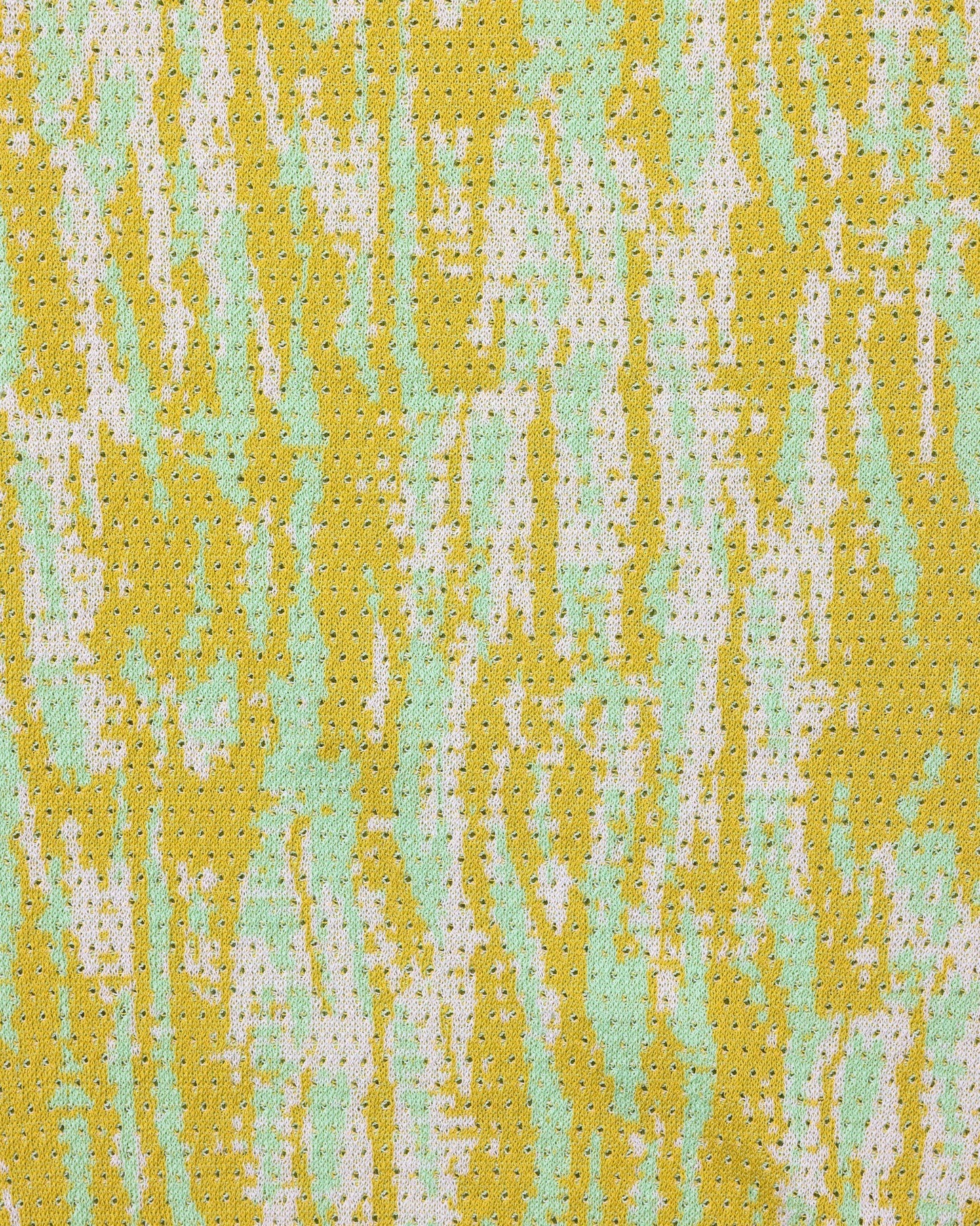 TIE DYE PATTERN MESH CREW