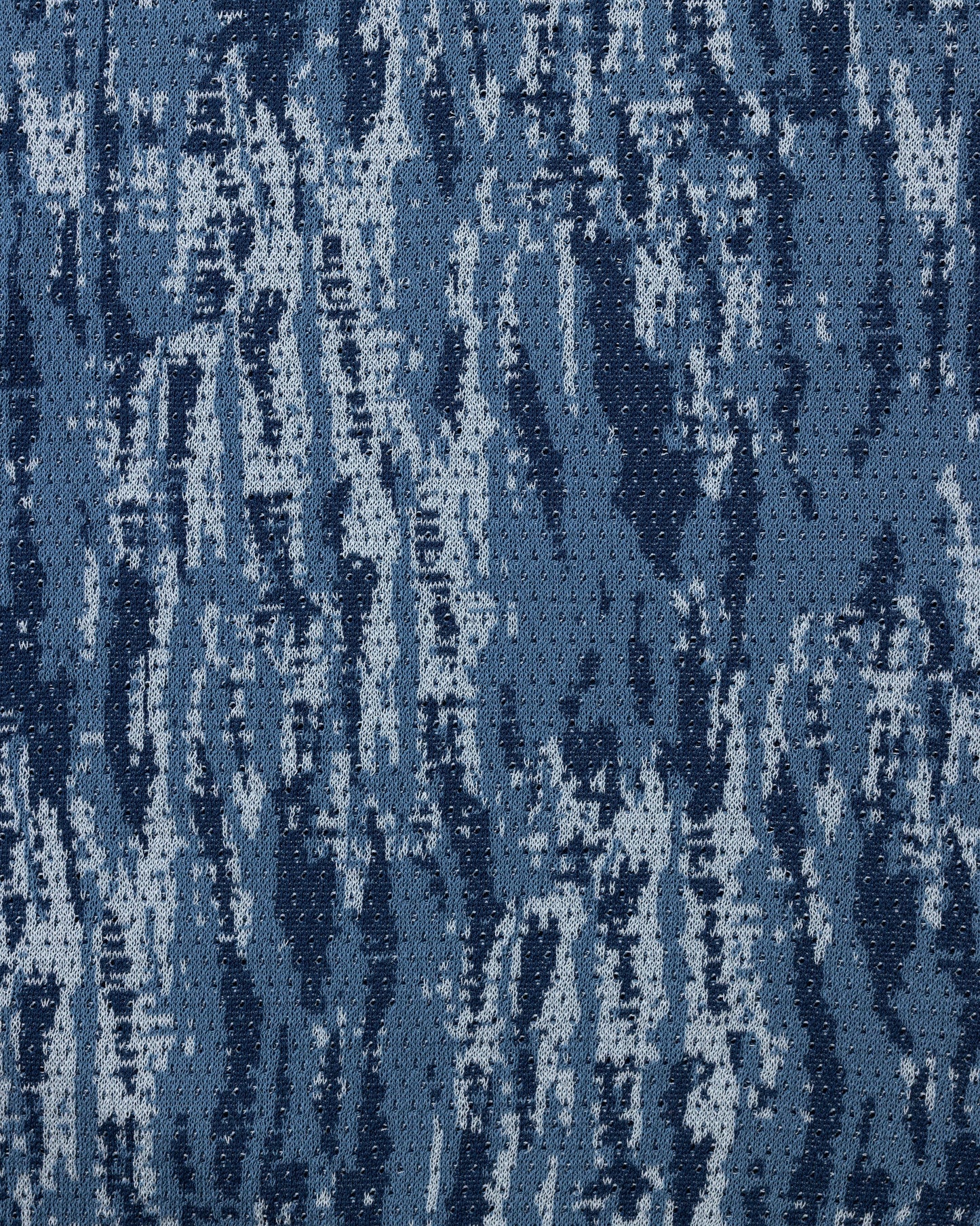 TIE DYE PATTERN MESH CREW