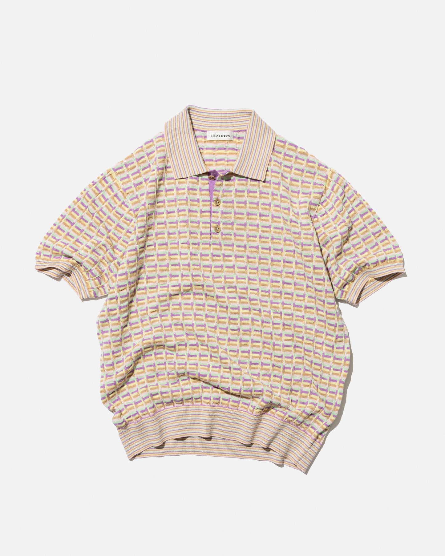 3D JACQUARD POLO