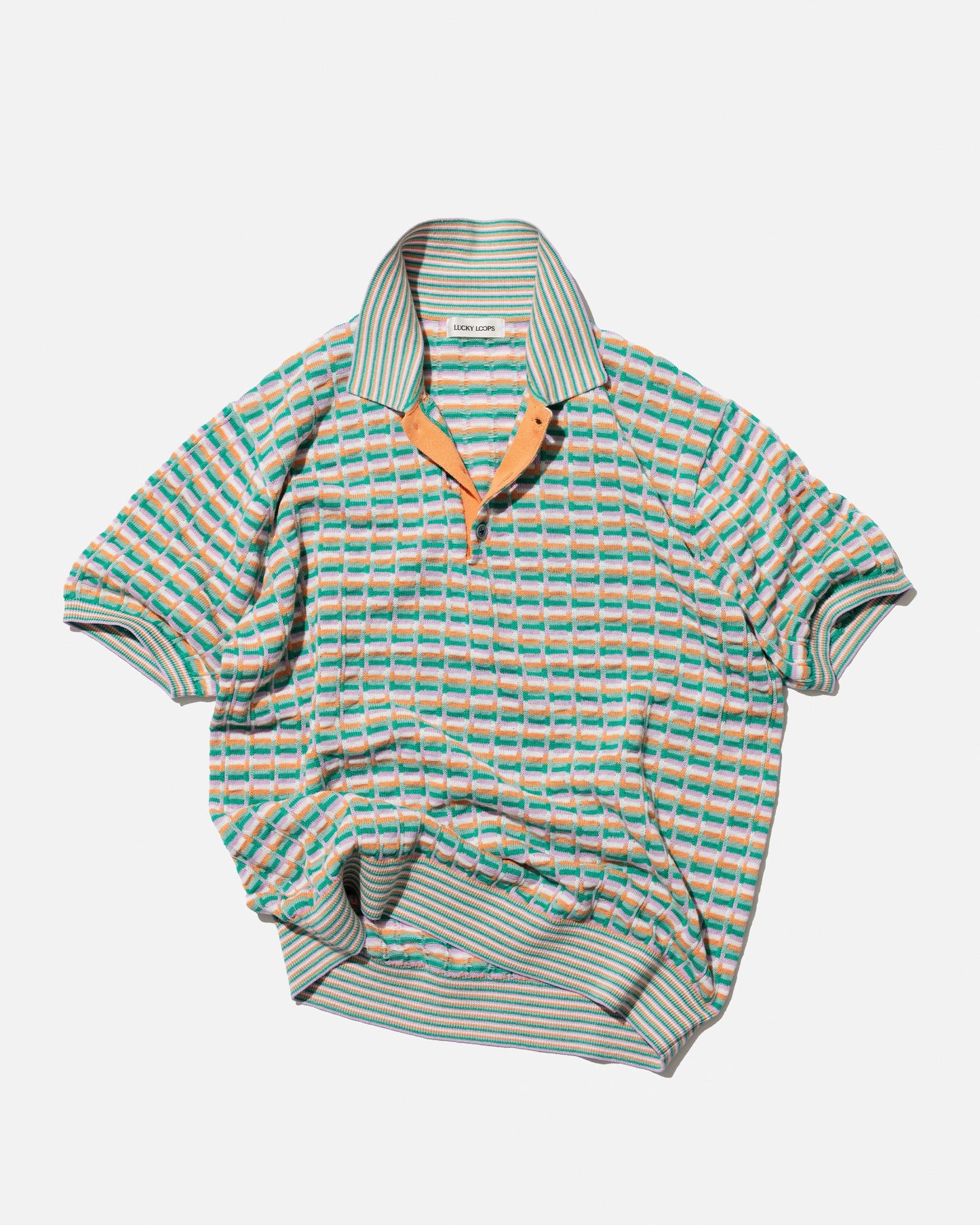 3D JACQUARD POLO