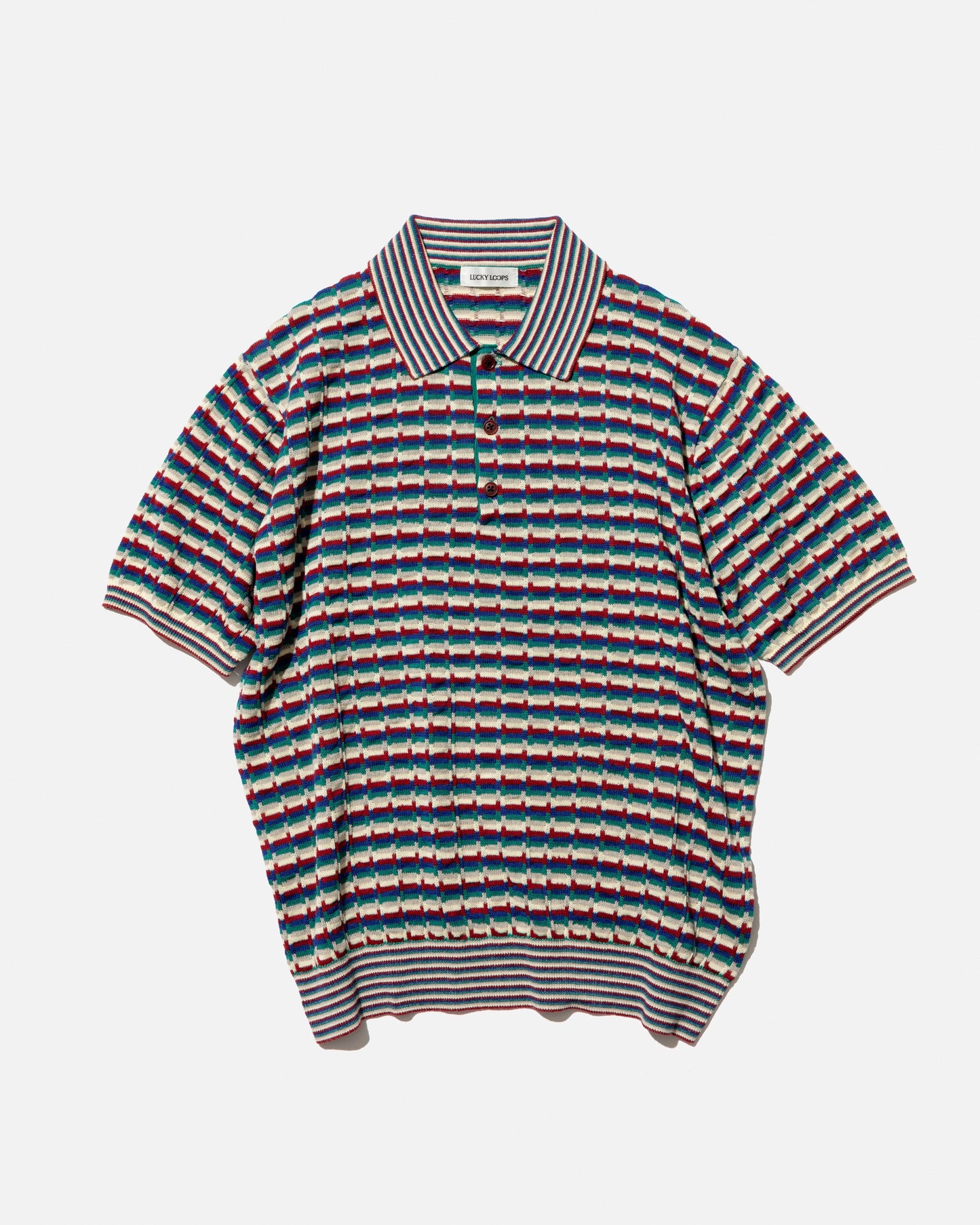 3D JACQUARD POLO