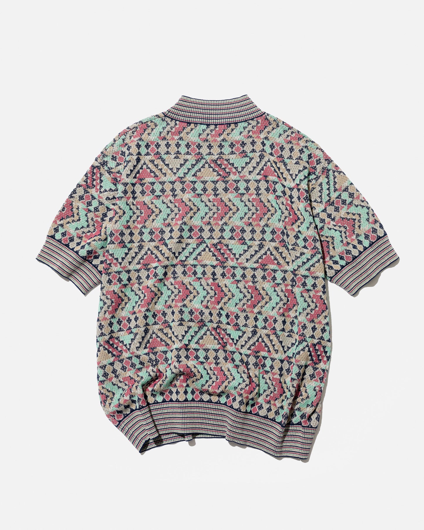 PATTERNED MESH MOC NECK