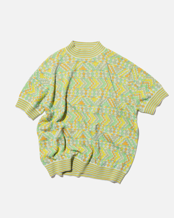 PATTERNED MESH MOC NECK