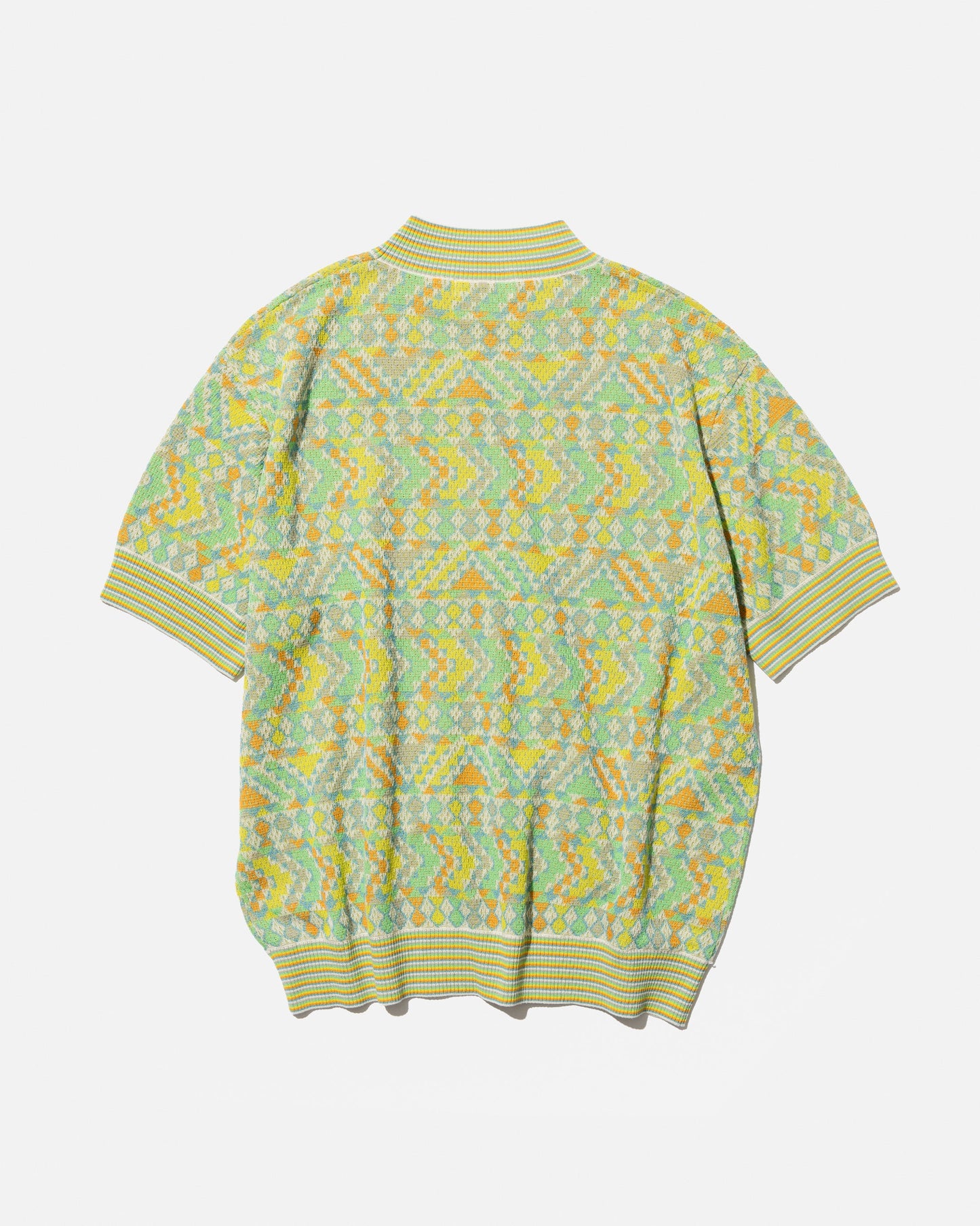 PATTERNED MESH MOC NECK