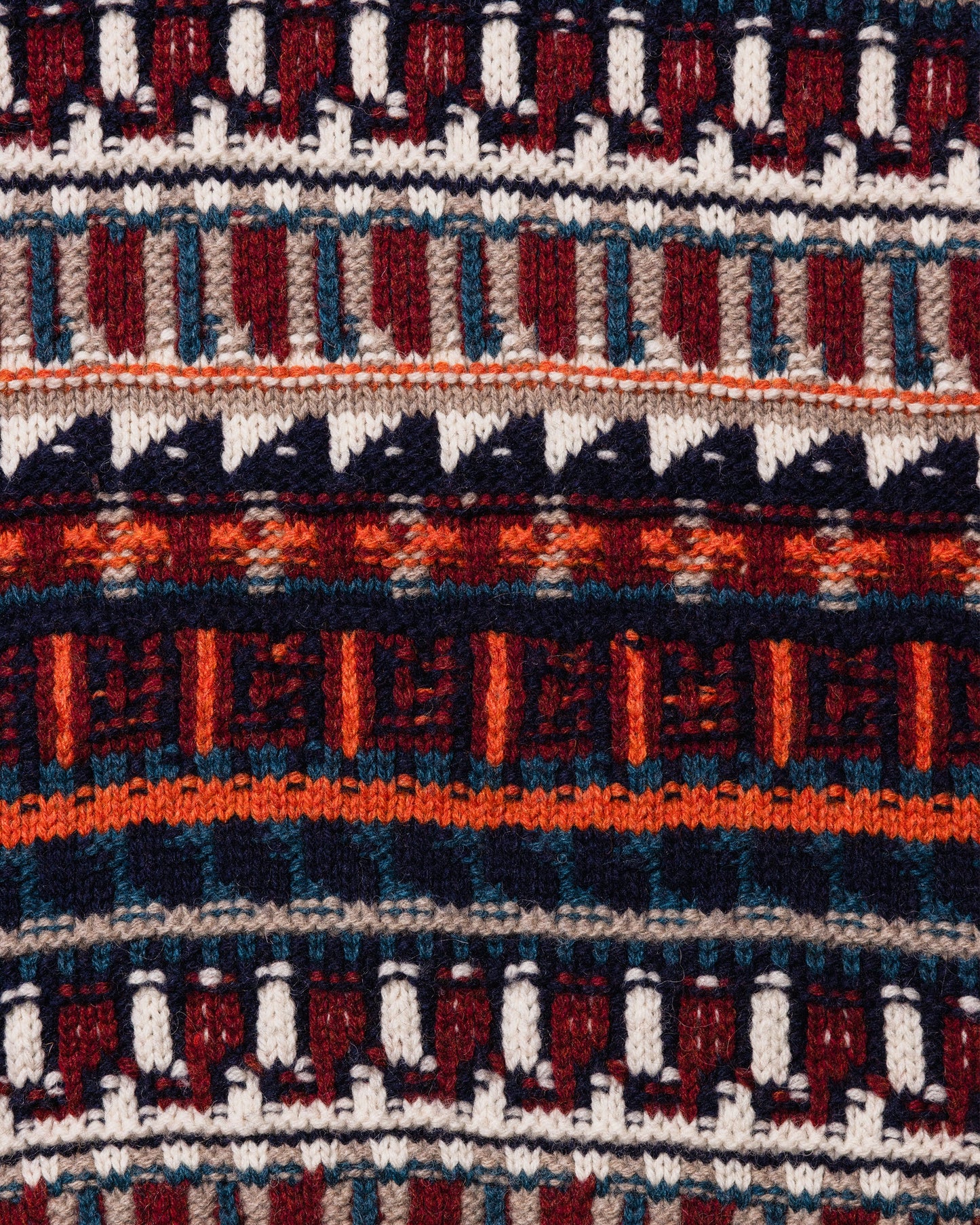 NATIVE PATTERN ZIP BLOUSON