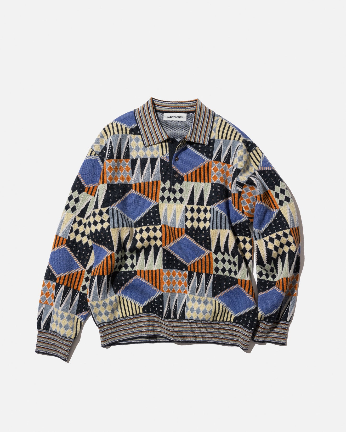 GEOMETRIC PATTERN POLO