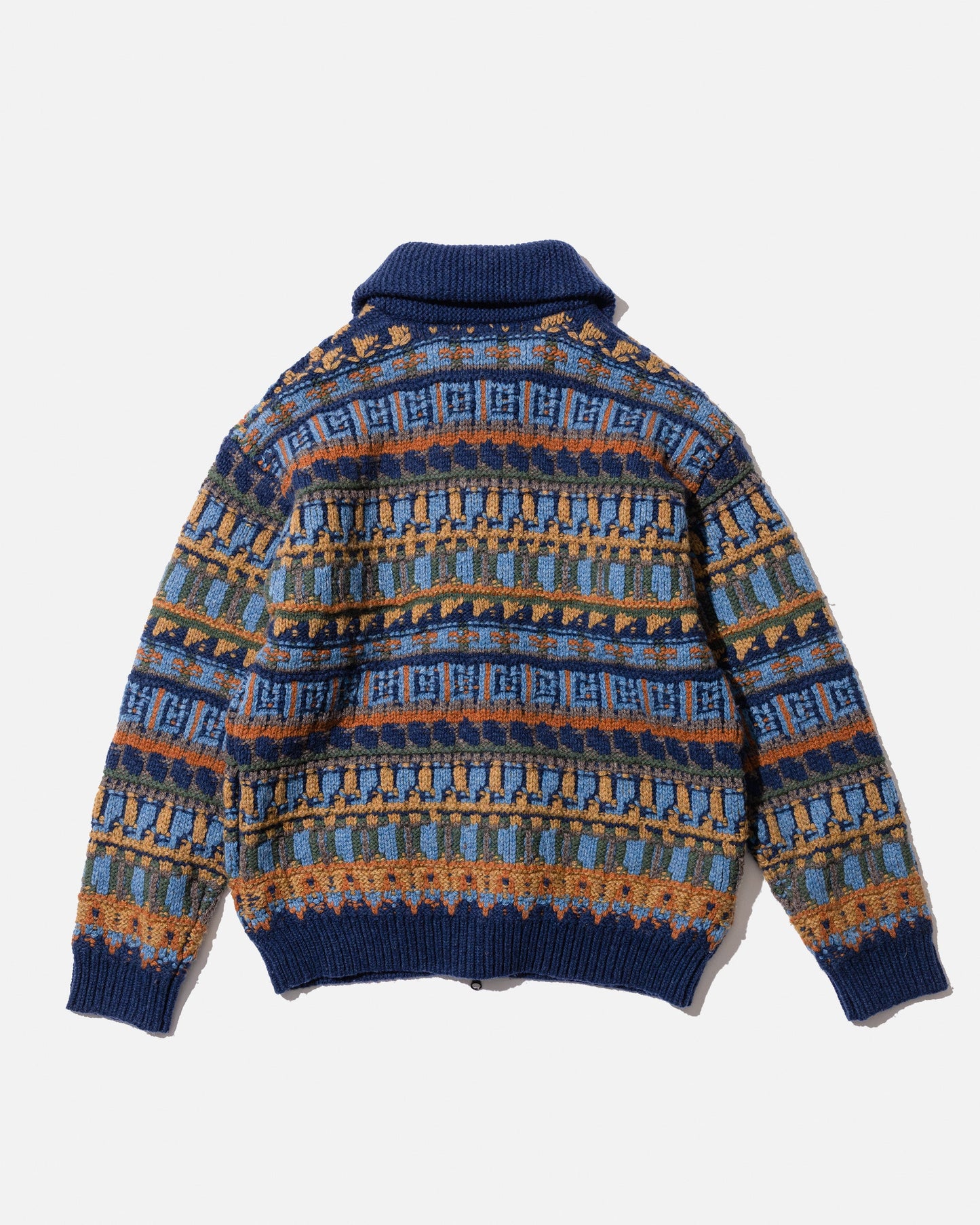 NATIVE PATTERN ZIP BLOUSON