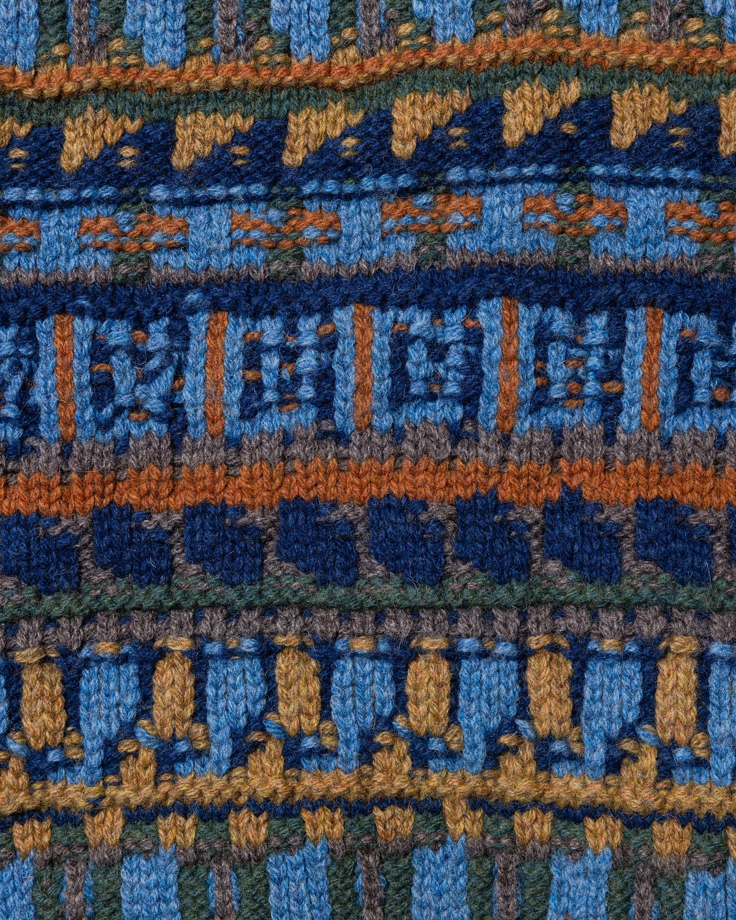 NATIVE PATTERN ZIP BLOUSON