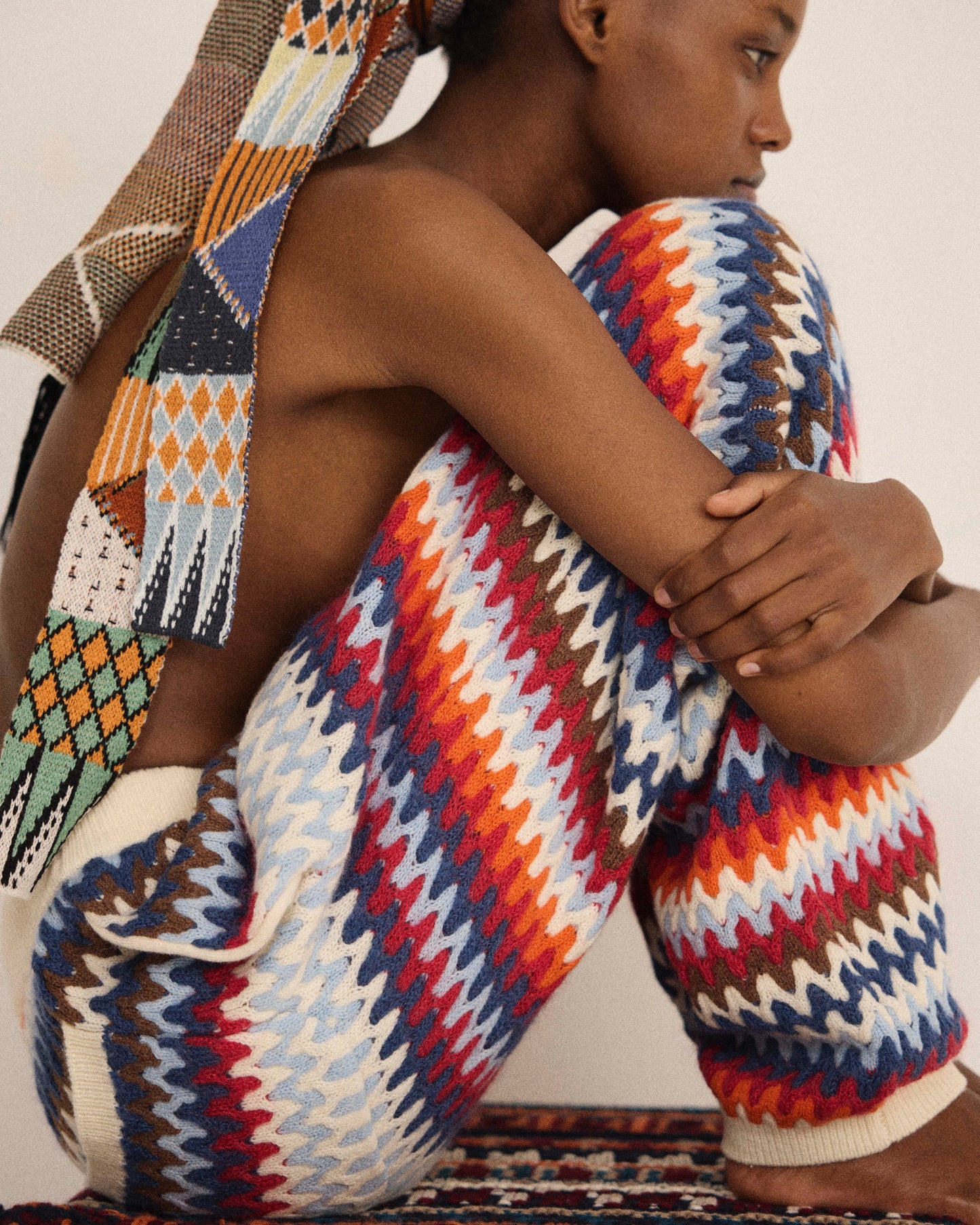 LONG WAVE PATTEN PANTS