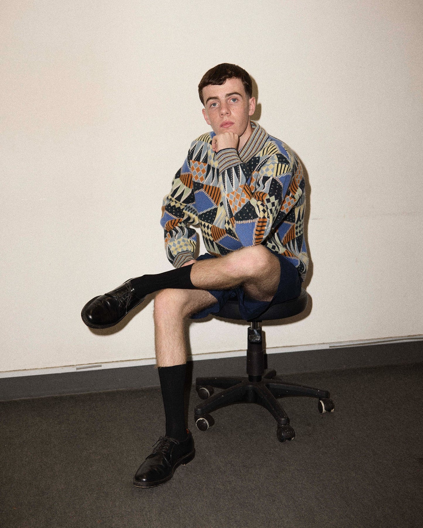 GEOMETRIC PATTERN POLO