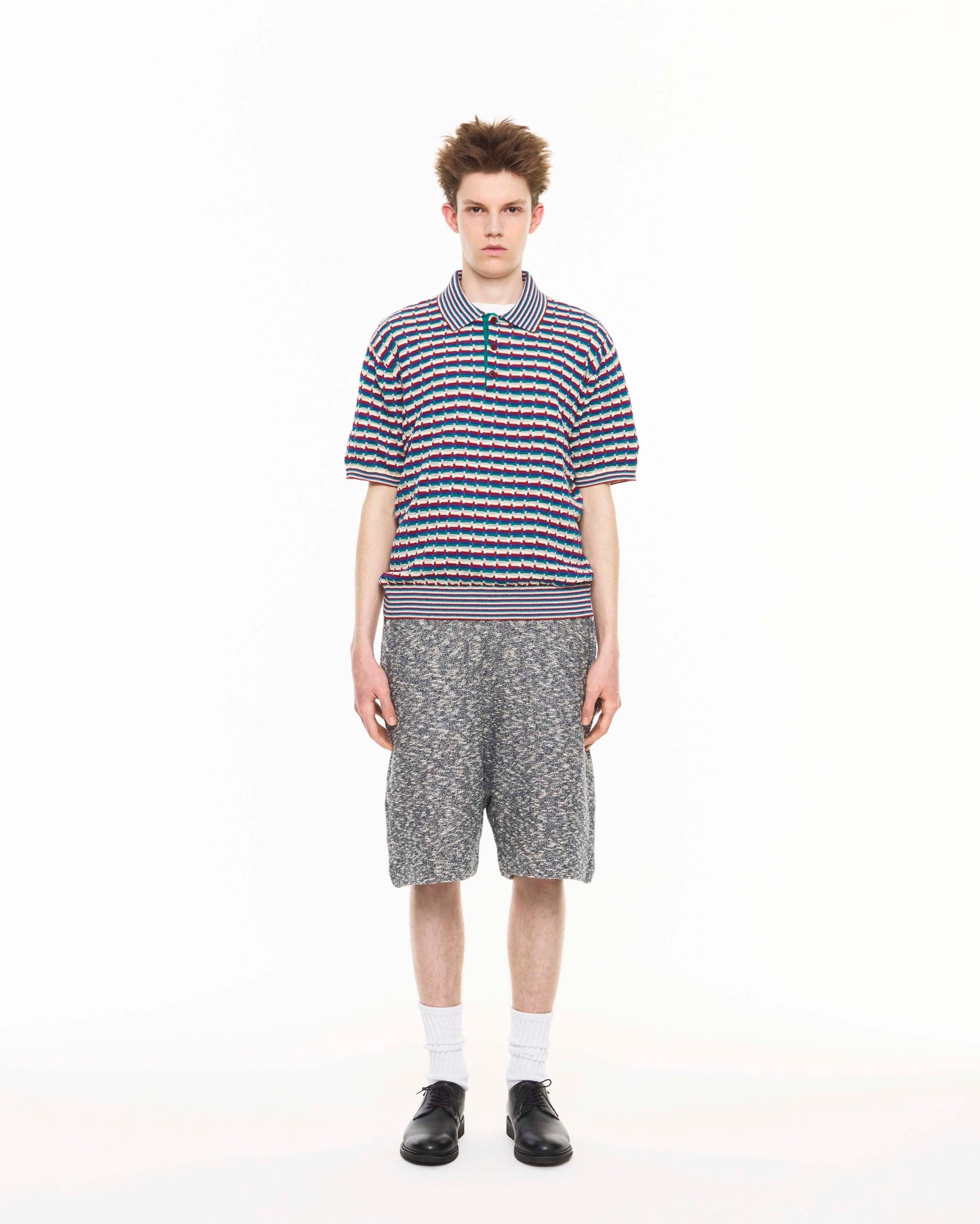 3D JACQUARD POLO
