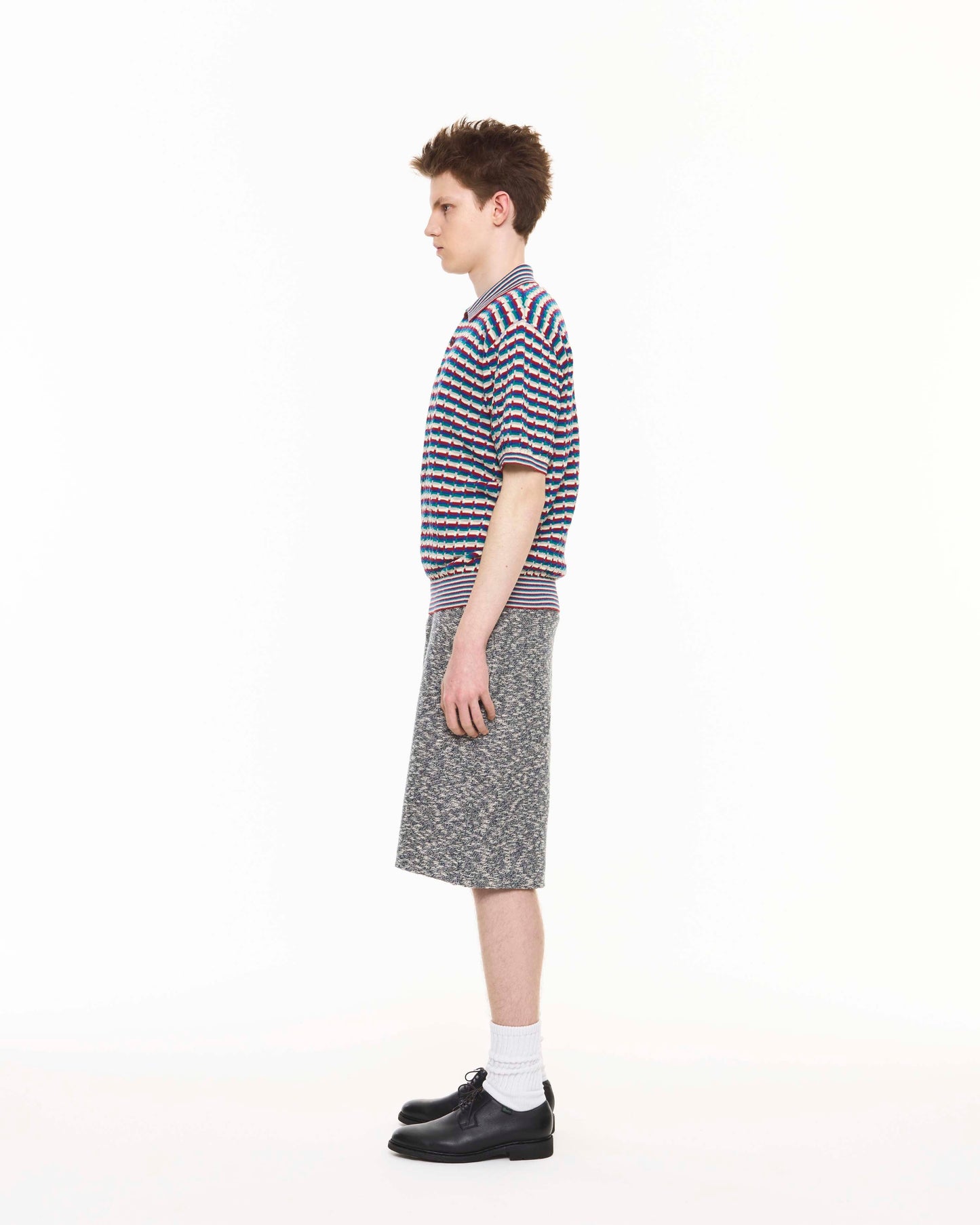 3D JACQUARD POLO